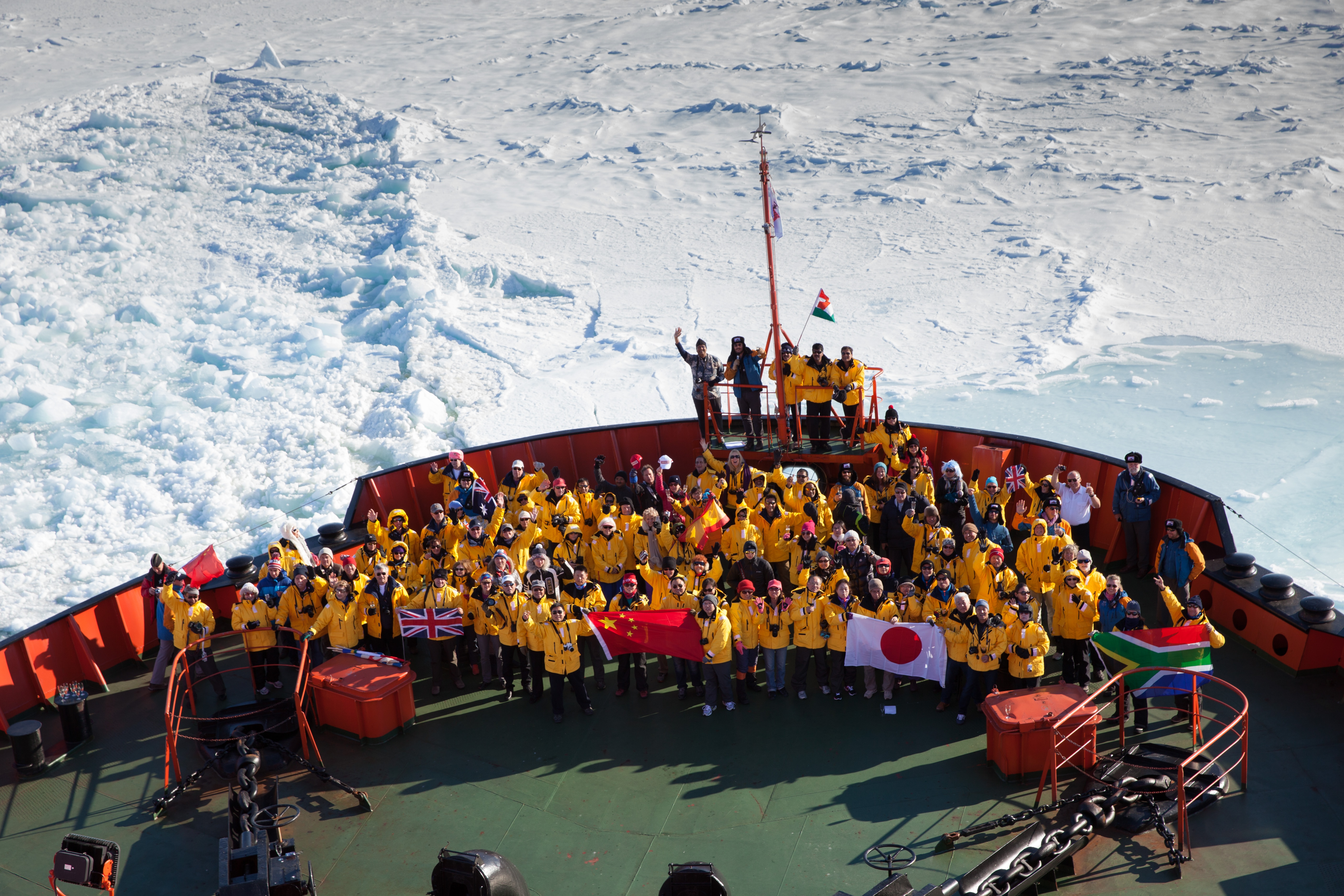 Life onboard an icebreaker en route to the North Pole is exciting and surprisingly comfortable, with open decks to enjoy the spectacle of crushing through the thick, multi-year sea ice.