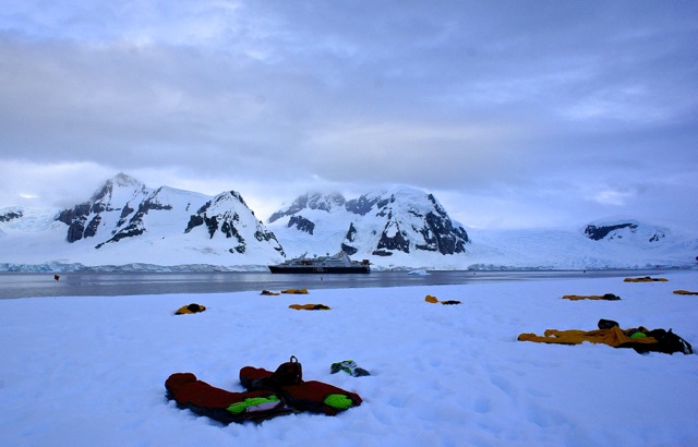 Bivvy bags keep Antarctic campers warm and dry, while sleeping outside on the 7th continent.