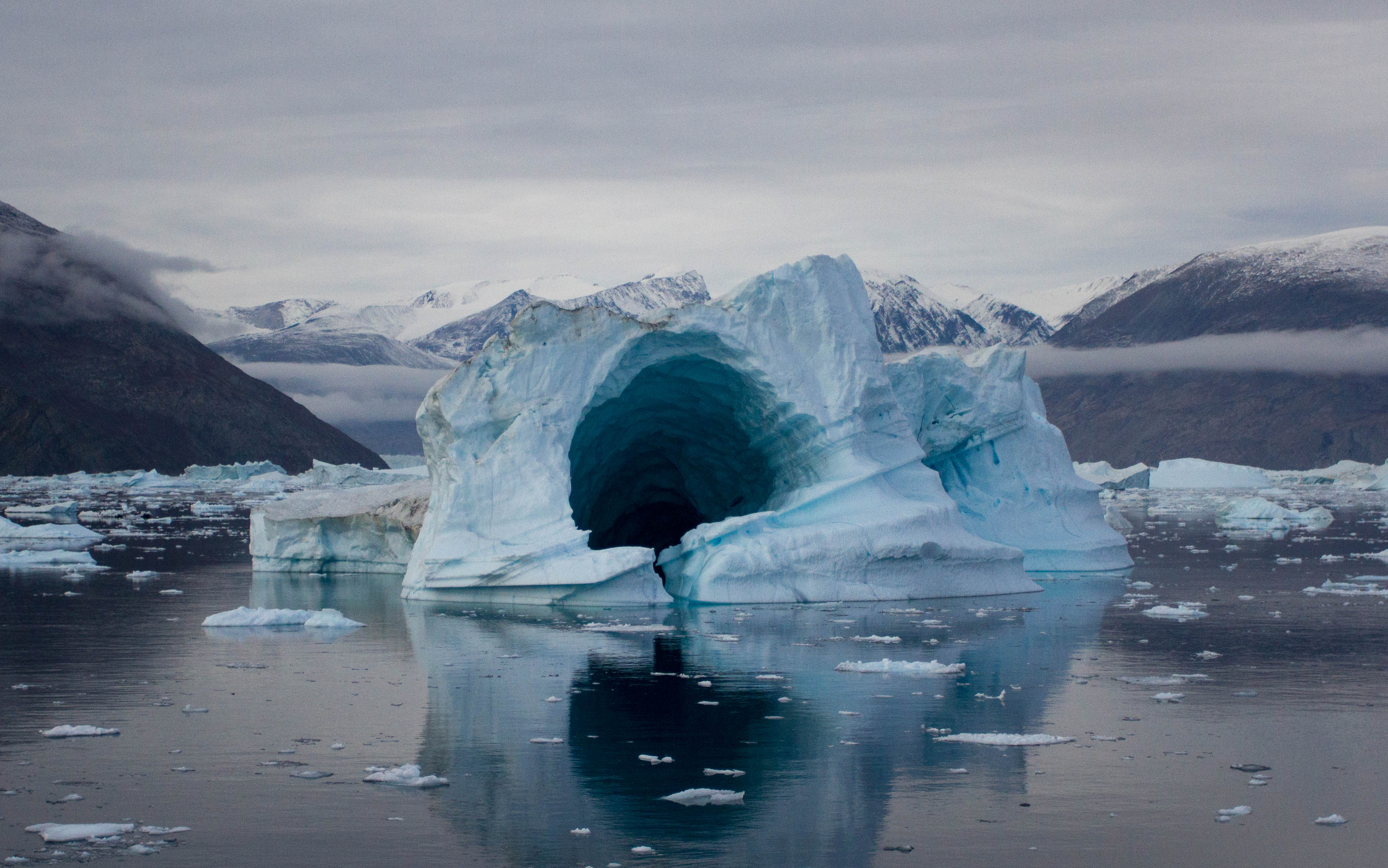 A stunning iceberg calved from the Daugaard-Jensen Glacie