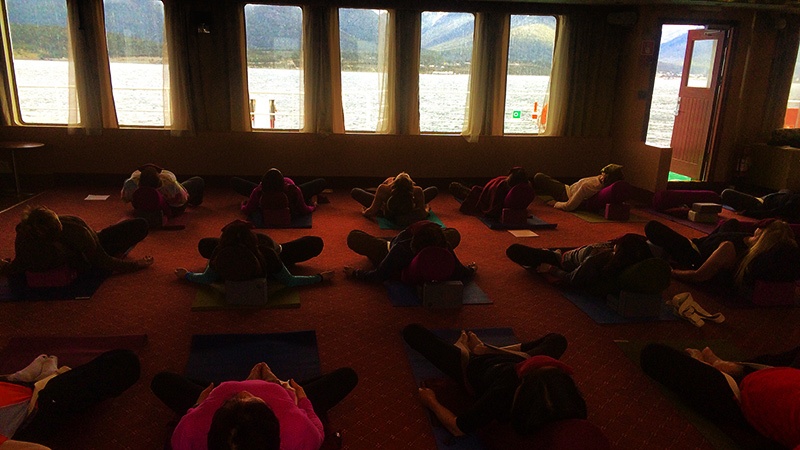 The rhythms of the ocean make onboard yoga a whole new experience, even for seasoned participants.
