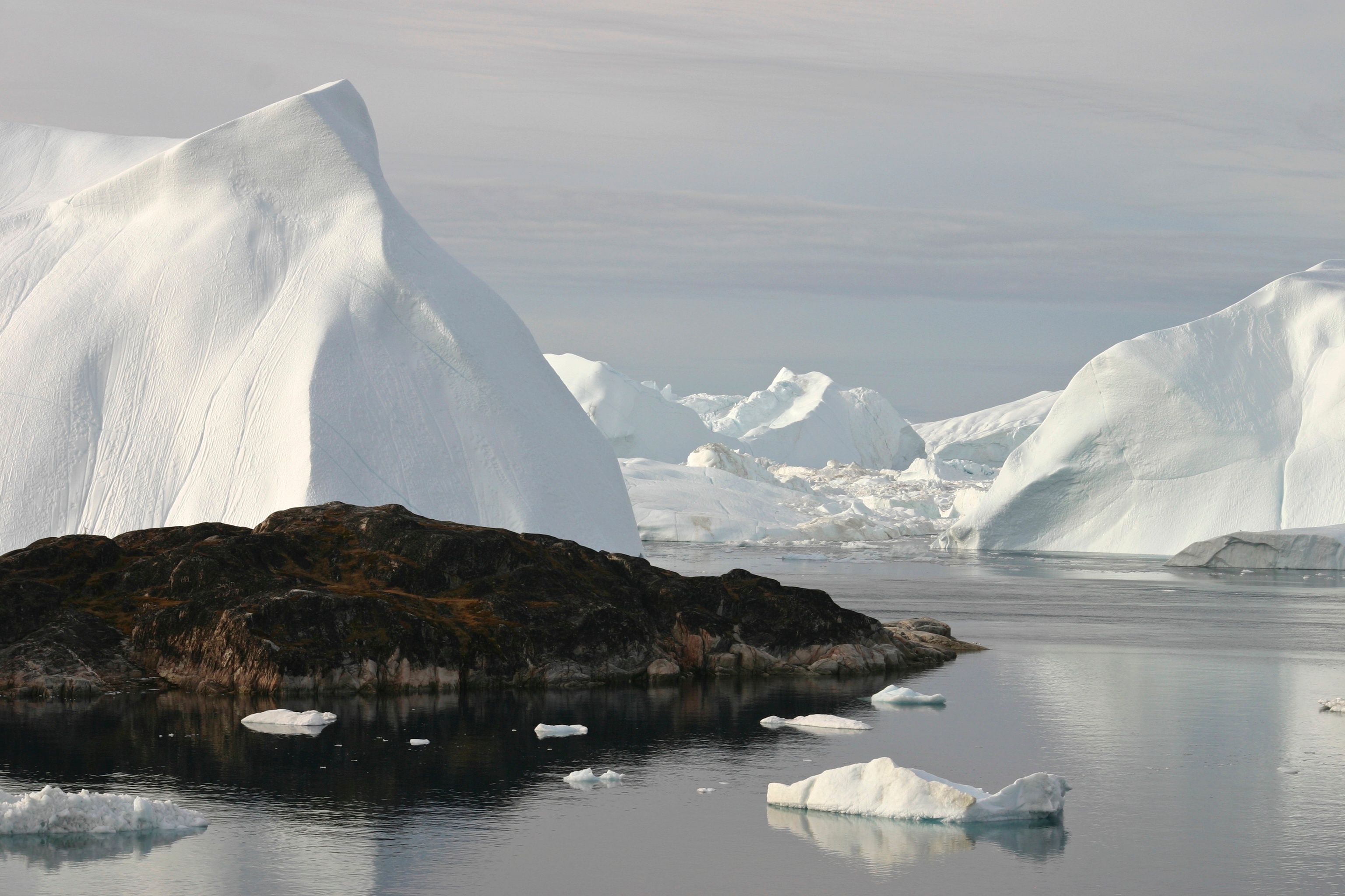 Greenland&apos;s wind, salt water and weather combine to shape the ice into fantastic sculptures.