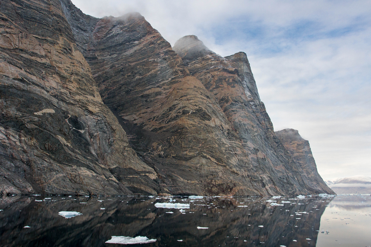 Geology left behind by ancient glaciers