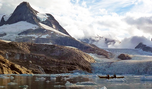 Sea Kayakers in Greenland