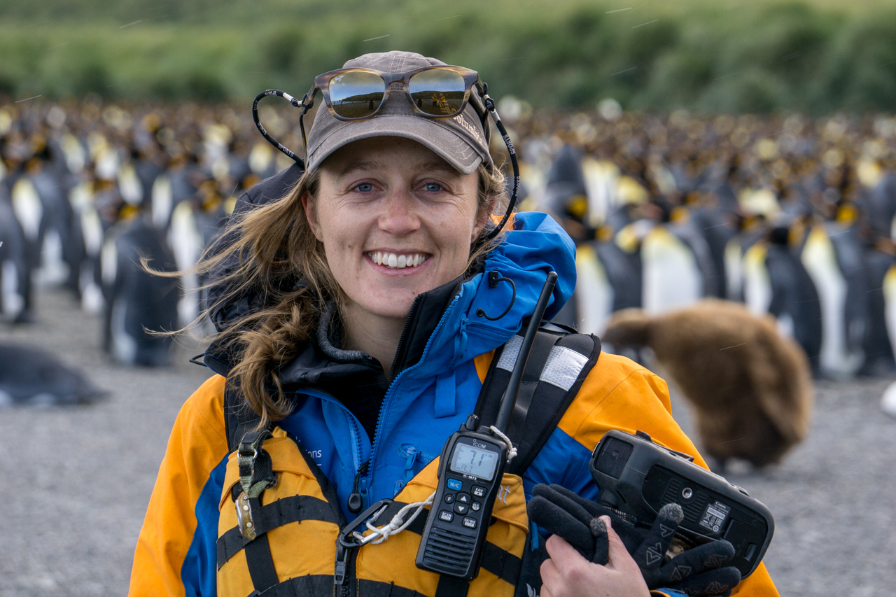 Quark Expeditions Guide Michelle Sole. Photo by Dagny Ivarsdottir