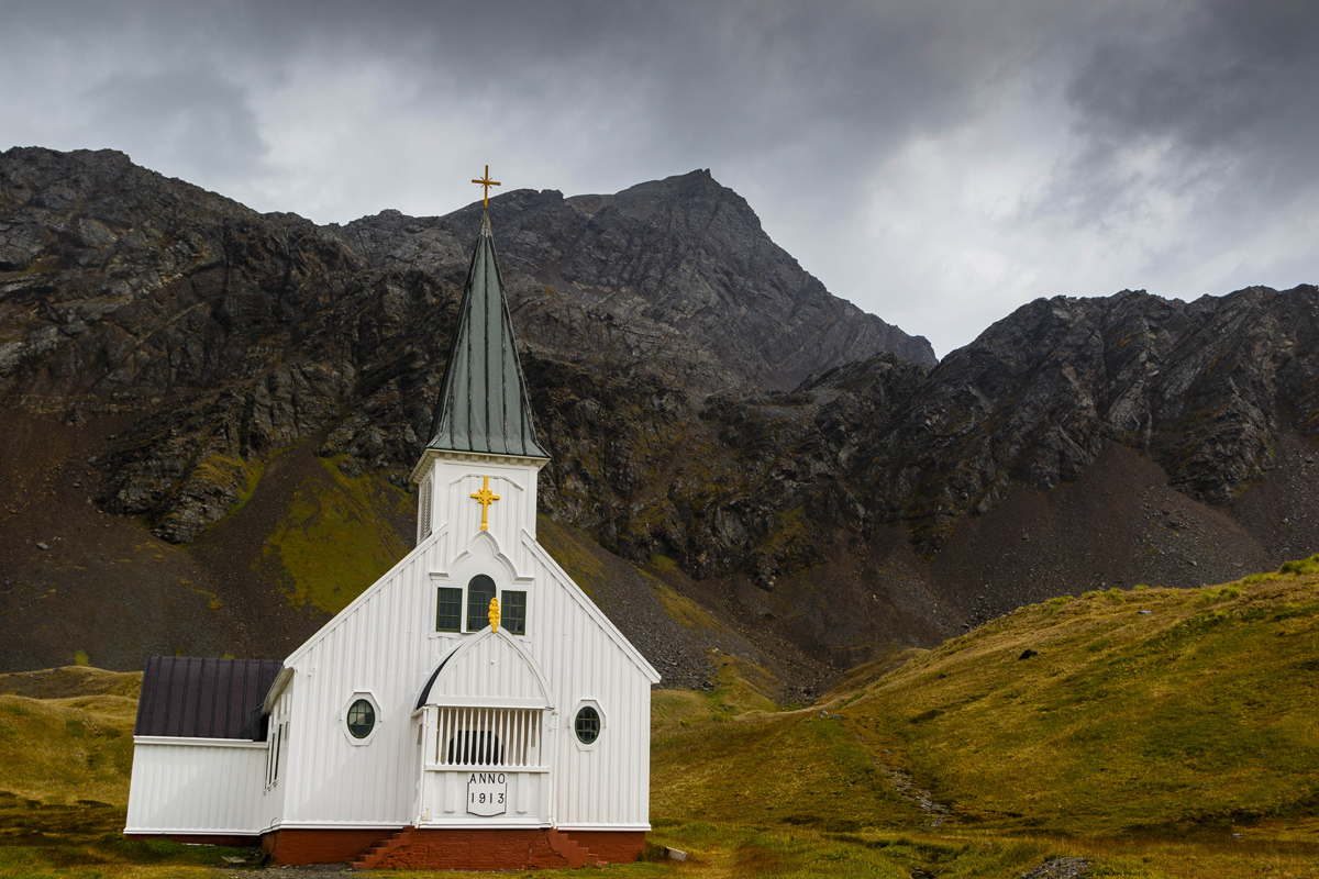 Grytviken Church in 2017, pictured by Nicky Souness 
