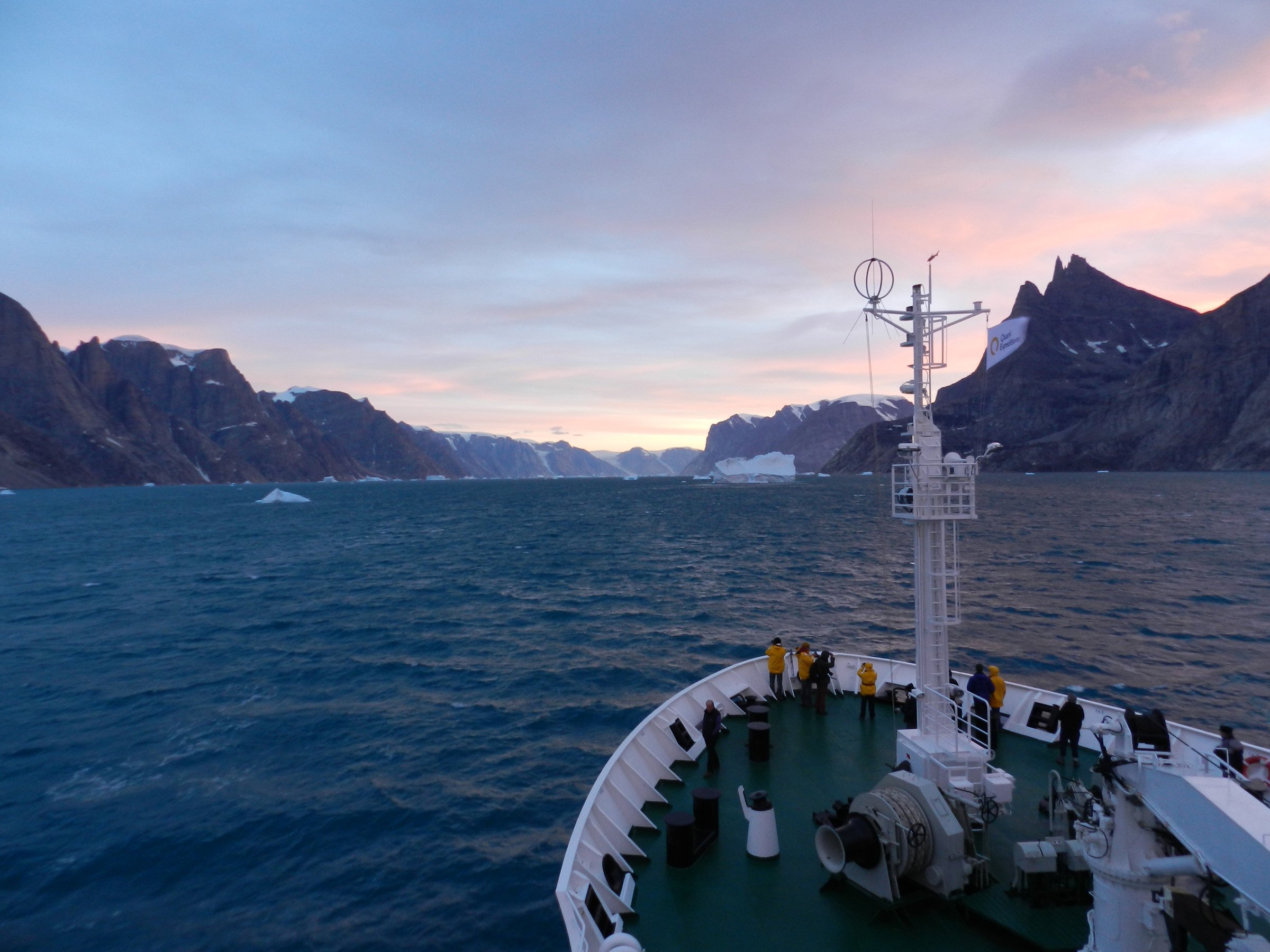 Scoresby Sound in East Greenland is the largest fjord system in the world.