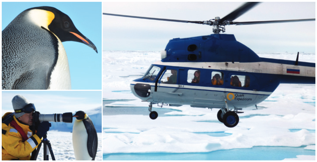 Trek to the Snow Hill Emperor Penguins by icebreaker, helicopter and on foot.