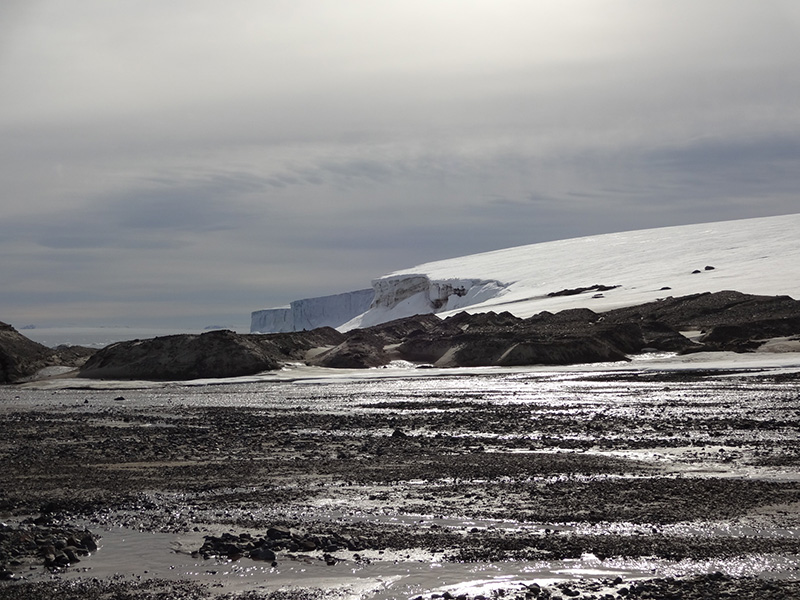 The snow-capped mountains of Franz Josef Land offer great scenic photography on your North Pole expedition.