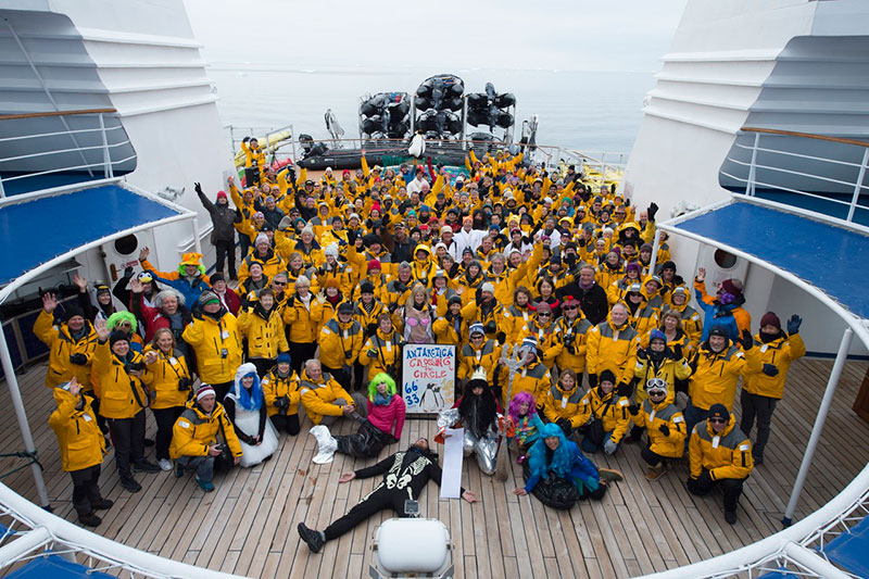 Group photo from Jan 15, 2016 &quot;Crossing the Circle&quot; voyage