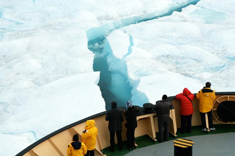 Travel aboard an icebreaker ship is an incredible experience