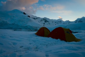 Antarctica Camping Dave and Deb