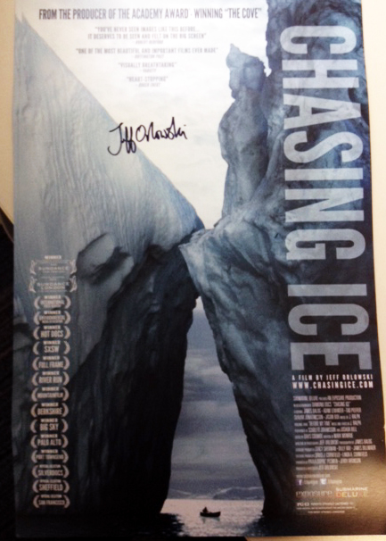 Chasing Ice - signed poster