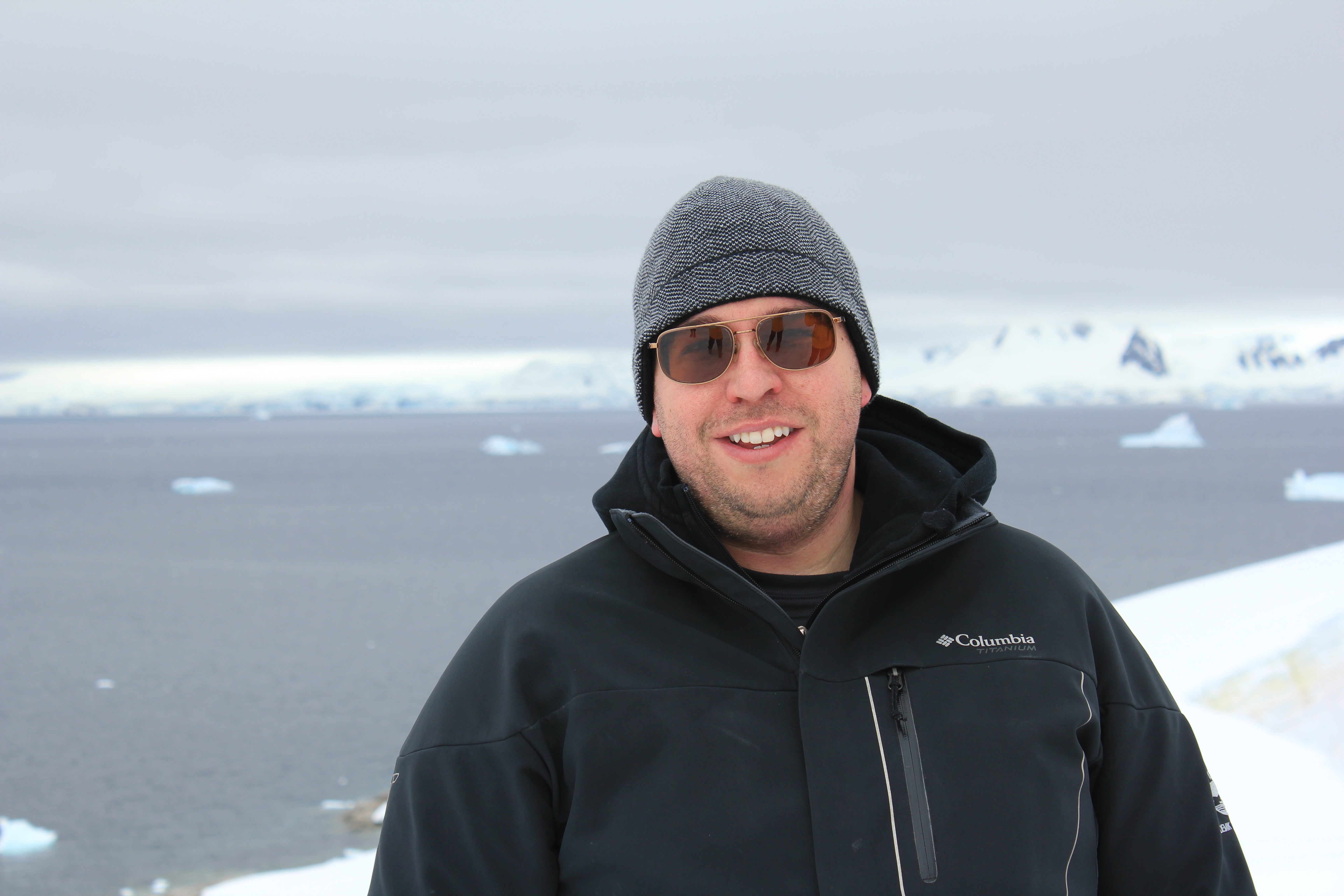 Polar Travel Adviser Paul Schuster at Portal Point