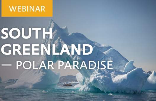 “South Greenland – Polar Paradise” with Glaciologists Dr. Michael Hambrey & Dr. Colin Souness