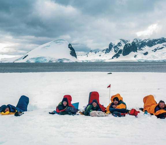 Camping in the Antarctic Peninsula