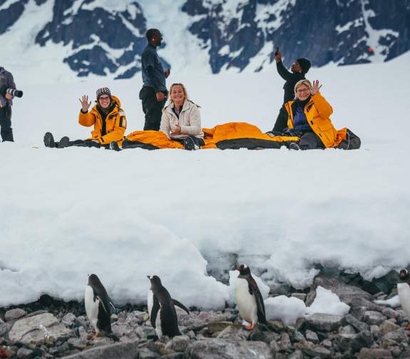 Camping in the Antarctic Peninsula