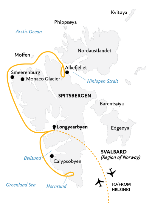 Introduction to Spitsbergen: Fjords, Glaciers and Wildlife of Svalbard